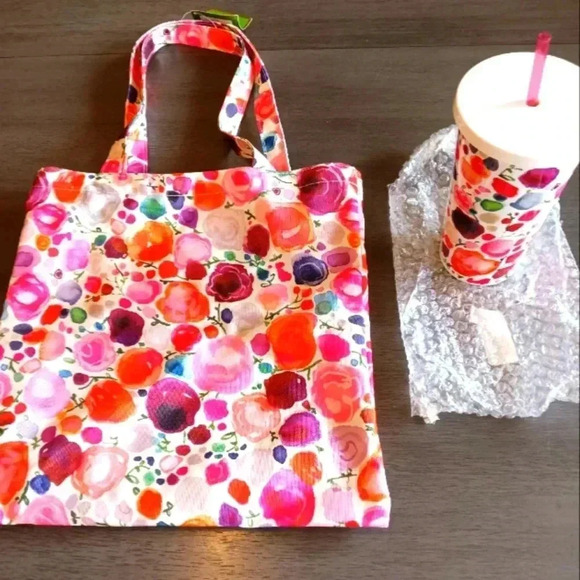 Kate Spade Tote & Matching Cup NWT - Picture 1 of 2